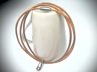 Lanyard aus Kork mit Edelstahl Karabiner und...