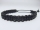 Armband aus Känguruleder - schwarz