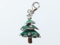 Charm-Anhänger 925 Silber - Weihnachtsbaum