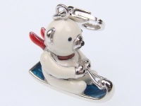 Charm-Anhänger 925 Silber - Eisbär