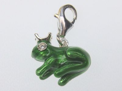 Charm-Anhänger 925 Silber - Frosch