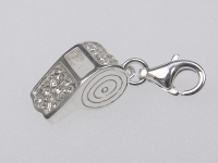 Charm-Anhänger 925 Silber - Pfeife