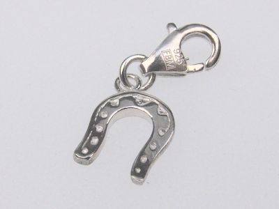 Charm-Anhänger 925 Silber - Hufeisen