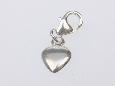 Charm-Anhänger 925 Silber - Herz (klein)