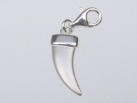 Charm-Anhänger 925 Silber - Zahn Silber