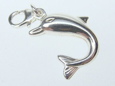 Charm-Anhänger 925 Silber - Delphin