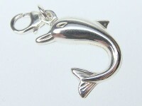 Charm-Anhänger 925 Silber - Delphin